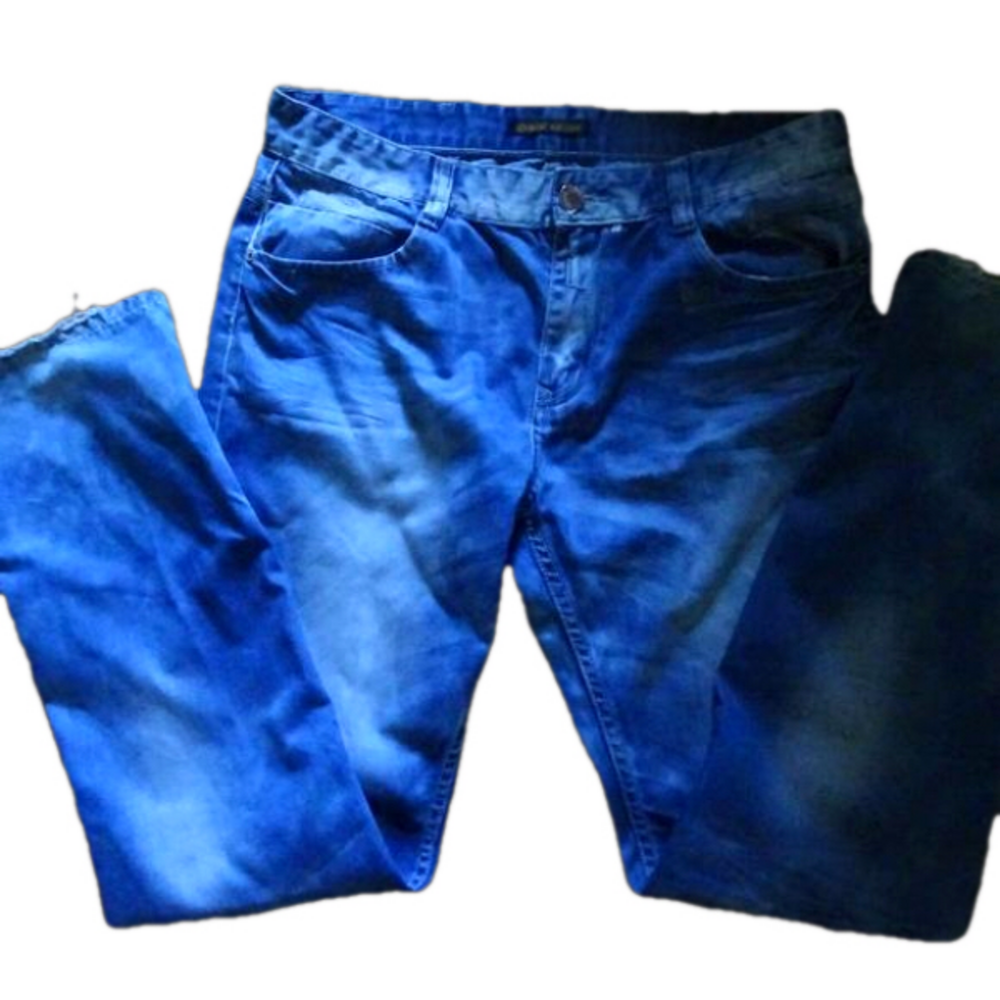 TAKESHY KUROSAWA JEANS SOME FRAYING ON BOTTOMS 36/32